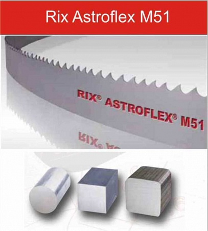 Ленточная пила Rix Astroflex M51 для резки легированных сталей